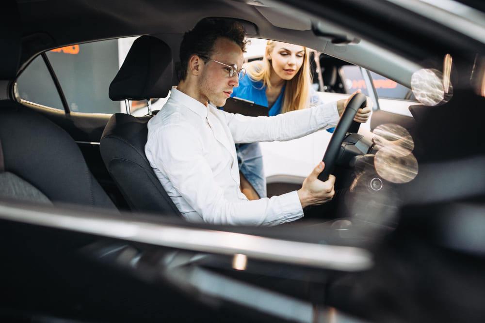 essai de véhicule électrique