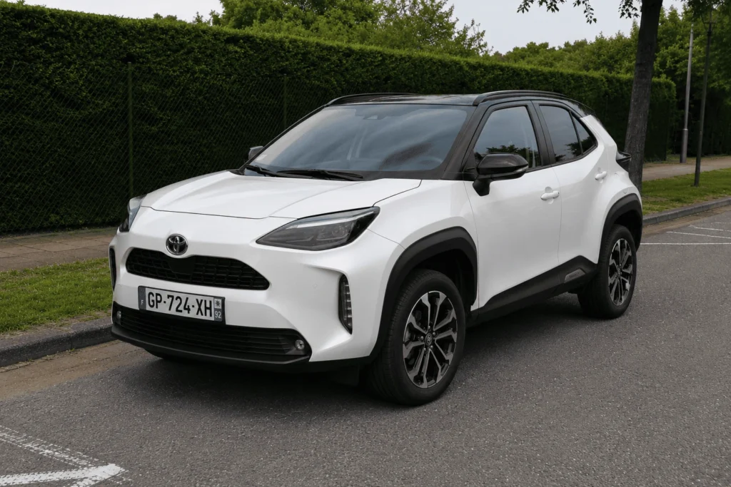essai de l'extérieur de la Toyota Yaris cross